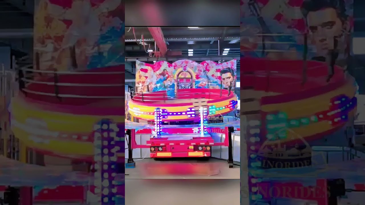 Trailer-mounted Tagada Rides 