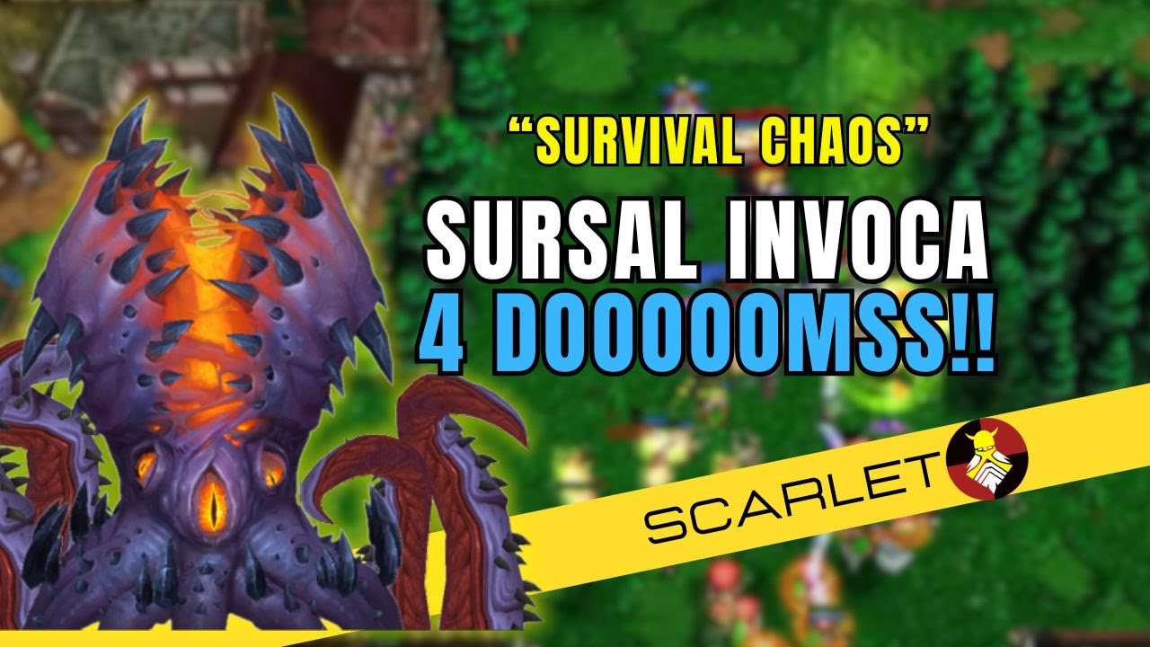 El SURSAL mas activo!!!! | Warcraft 3 Survival Chaos (SCARLET)