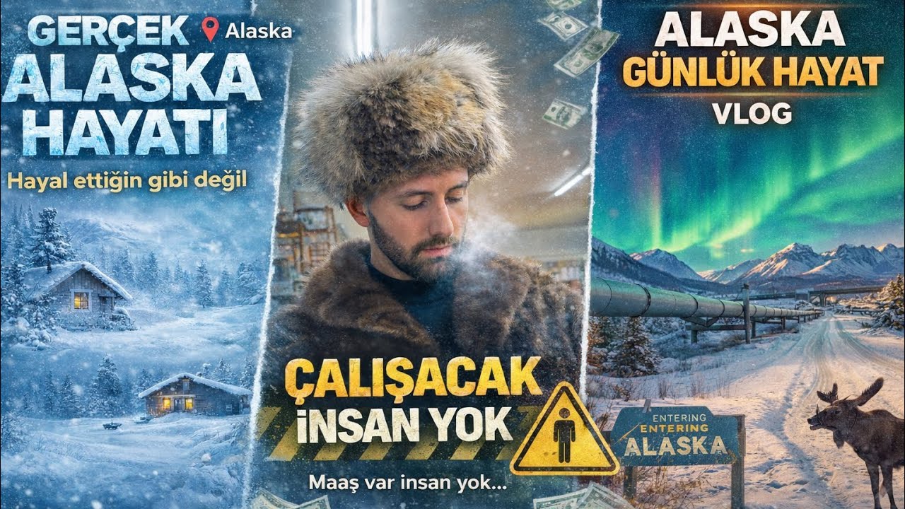 Alaska’da Hayat Sandığın Gibi Değil | İş Var Ama İnsan Yok 🇺🇸 -40° Gerçekleri