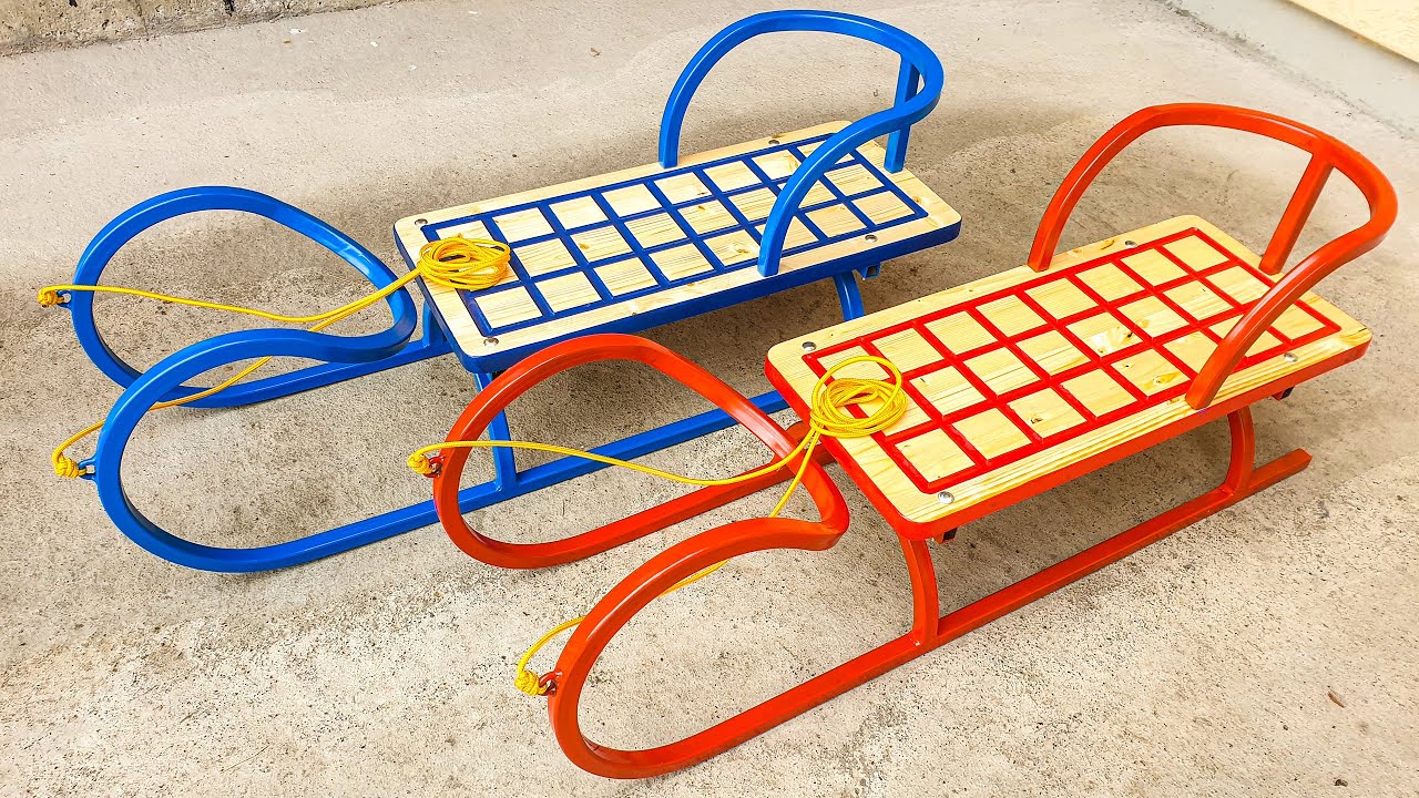 Trineo de nieve de bricolaje