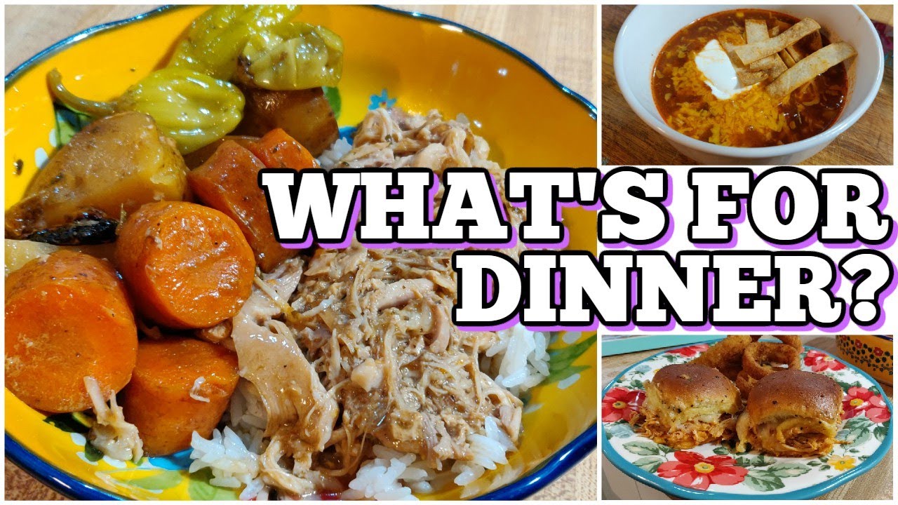 WHAT'S FOR DINNER? #142 | 7 Real Life Meal Ideas Including 4 Crock Pot Recipes