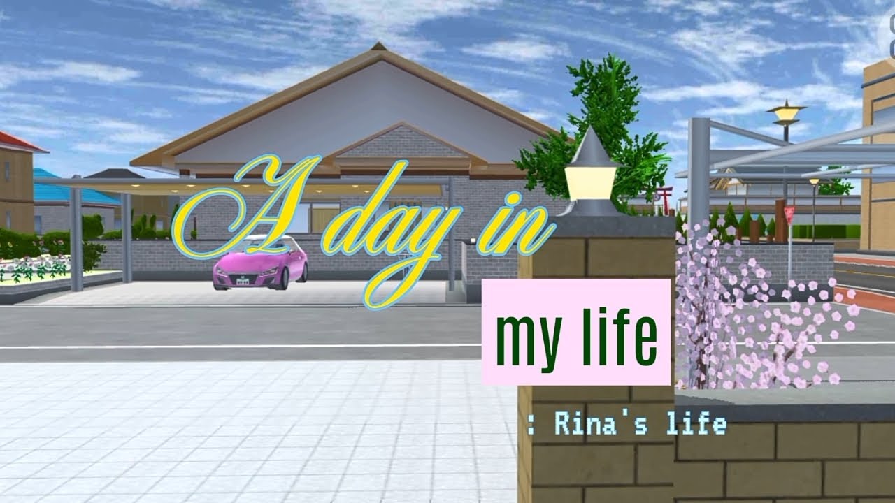 A Day in My life: Dari Pagi yang sibuk sampai Sore yang Indah di Sakura Town ! 🌸✨️ | 