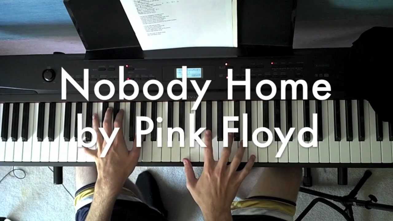 Nobody Home by Pink Floyd - Piano Tutorial