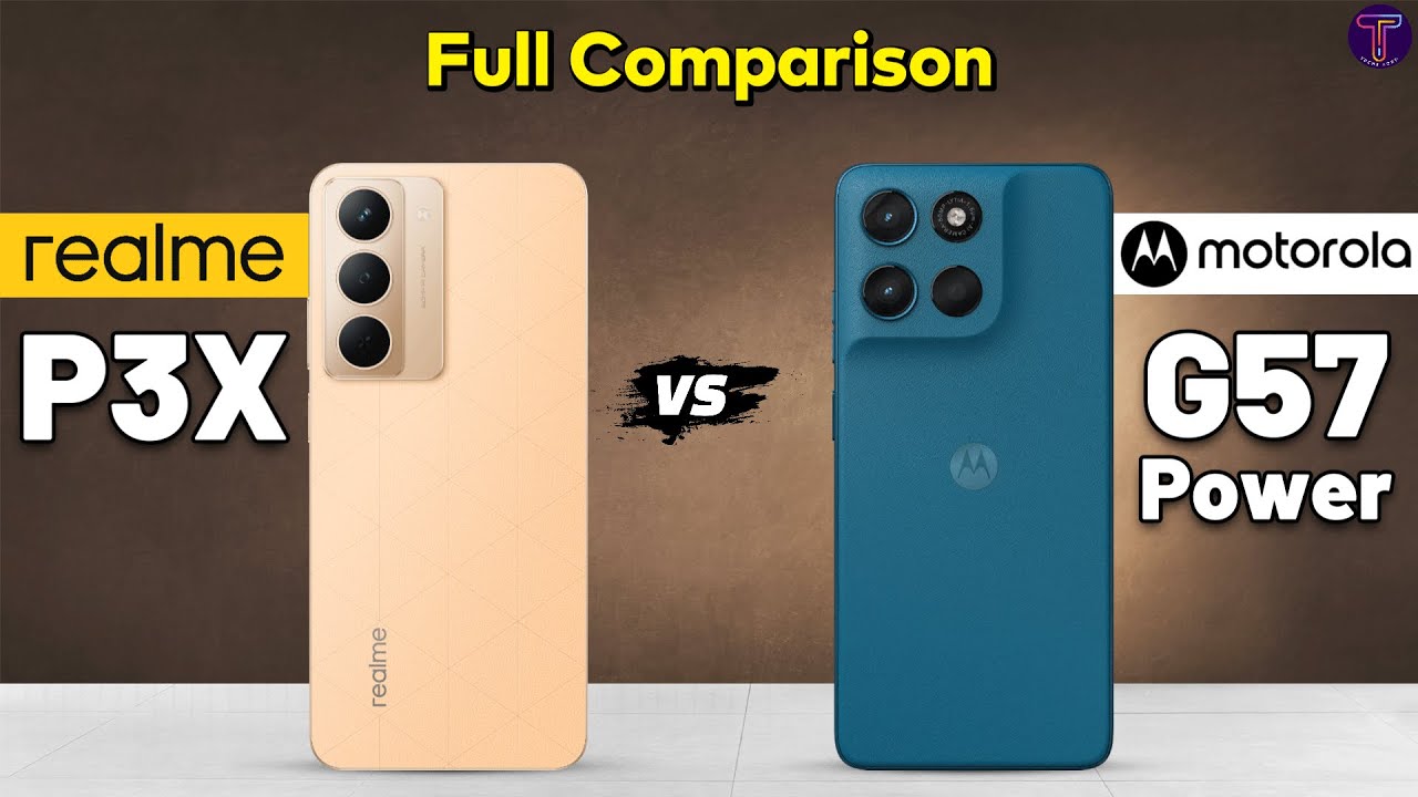 Realme P3x vs Moto G57 Power : Full Comparison 😲❓