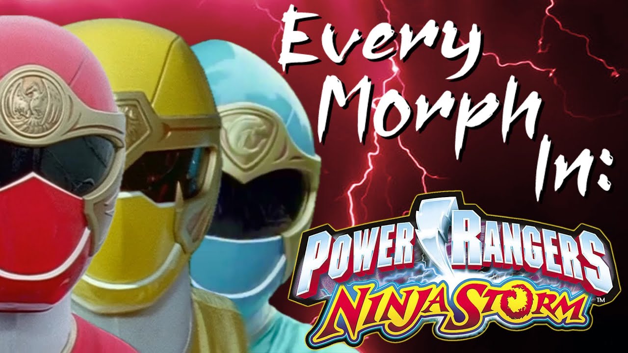 EVERY 'Power Rangers Ninja Storm' MORPH EVER