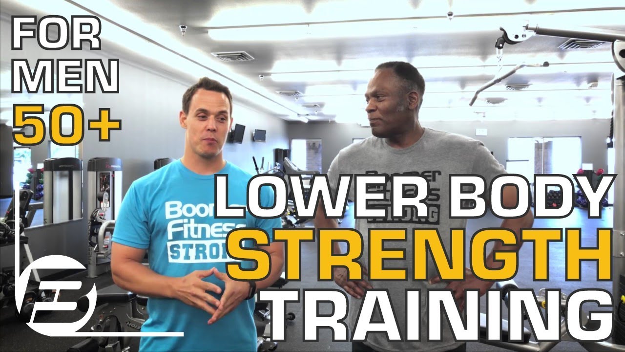 Exercise for men over 50 - strength training lower body day