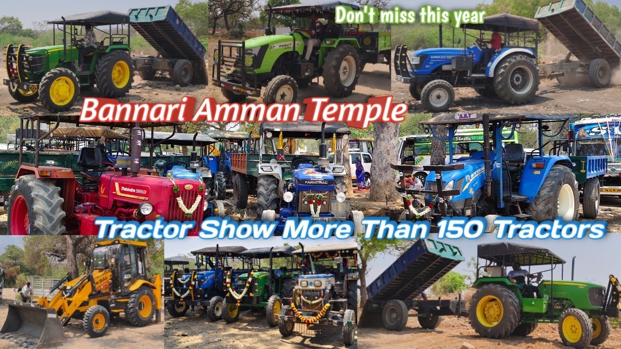 Last year Bannari Amman Temple Tractors | Tractor Review in Tamil | Bannari Amman Temple Sathy 