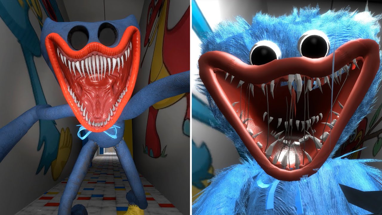 NIGHTMARE HUGGY WUGGY AND HUGGY WUGGY JUMPSCARES in Garry’s Mod!