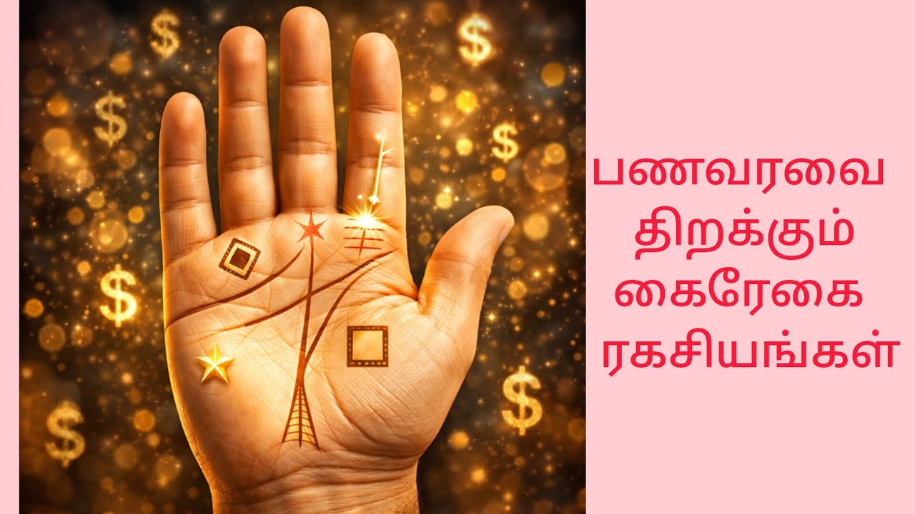 பணவரவை திறக்கும் கைரேகை ரகசியங்கள் உலகப் புகழ் தொழில்துறை வசதி வாய்ப்புll palmistryvideo llastrology