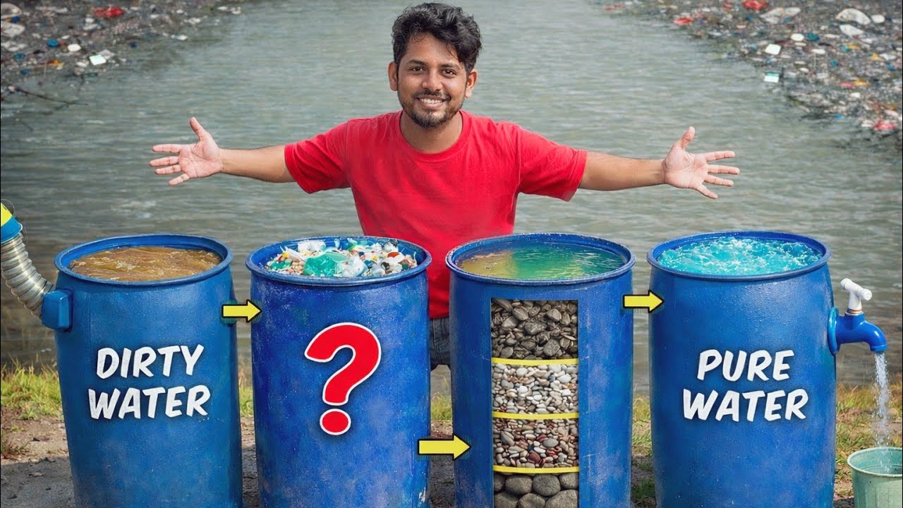  ₹0 செலவில் Water Filter 😱😱 Making Water Filter System at Home 🔥🔥