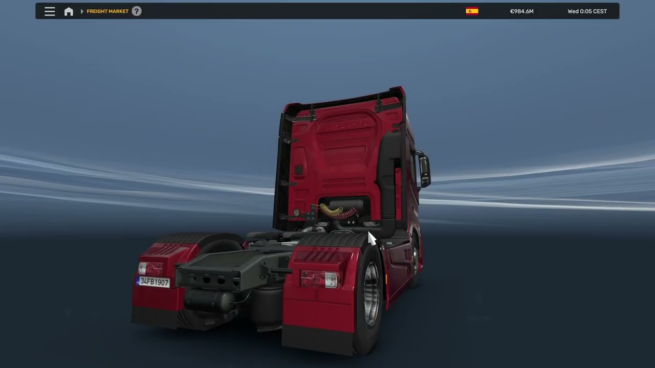 Ford F-MAX ETS2 from Salamanca to Madrid