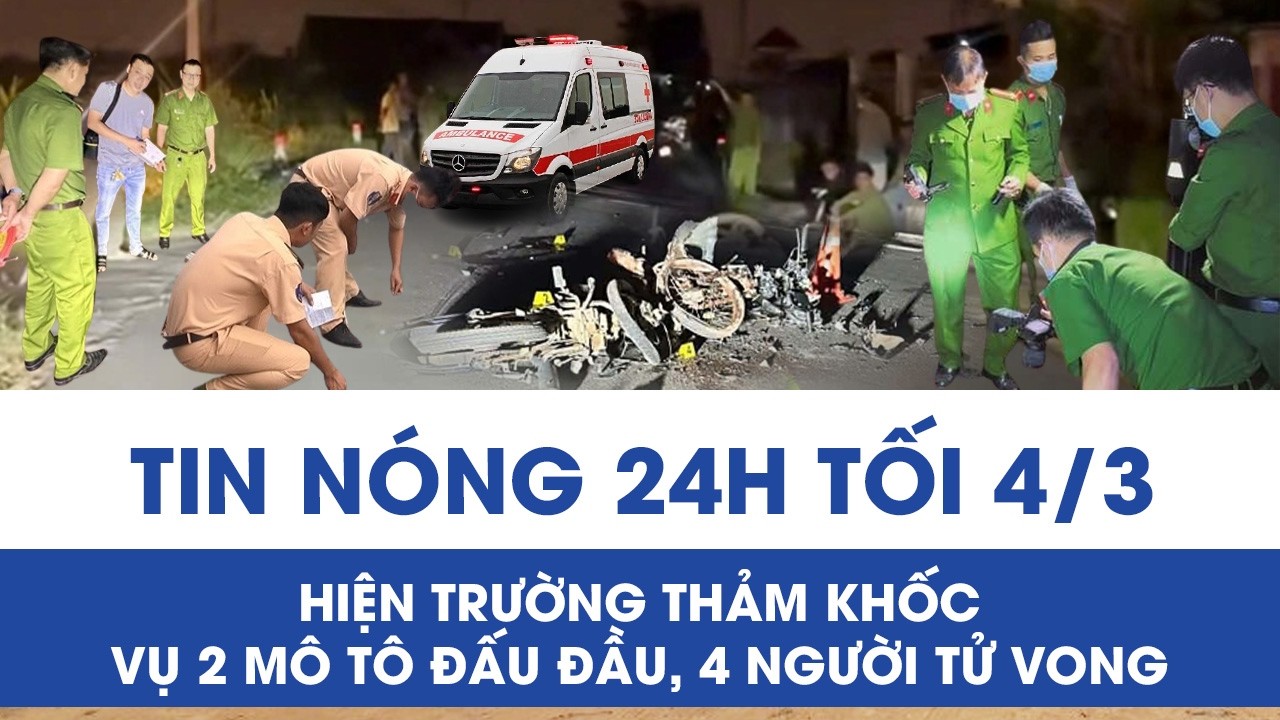Tối 4/3: Hiện trường thảm khốc vụ 2 xe máy đối đầu 4 người chết ở Lạng Sơn, hé lộ chi tiết đau lòng