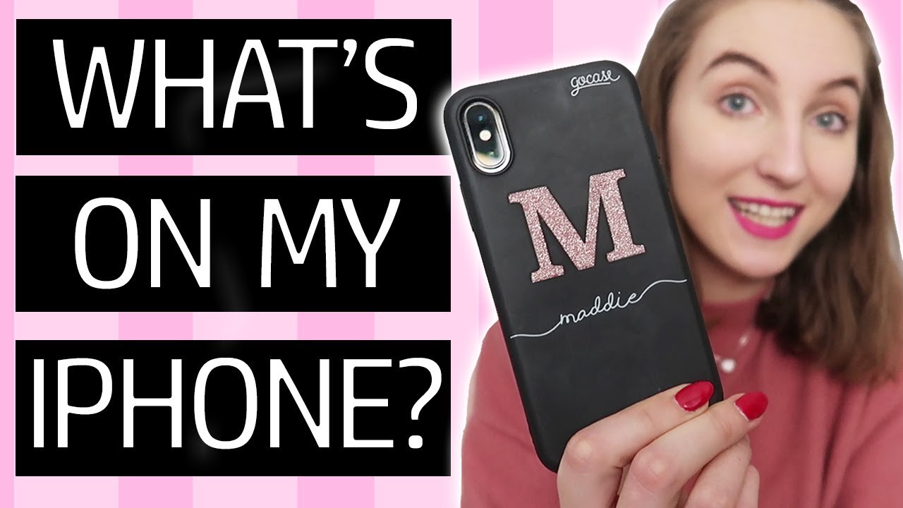 WHAT'S ON MY IPHONE X? 📱💜
