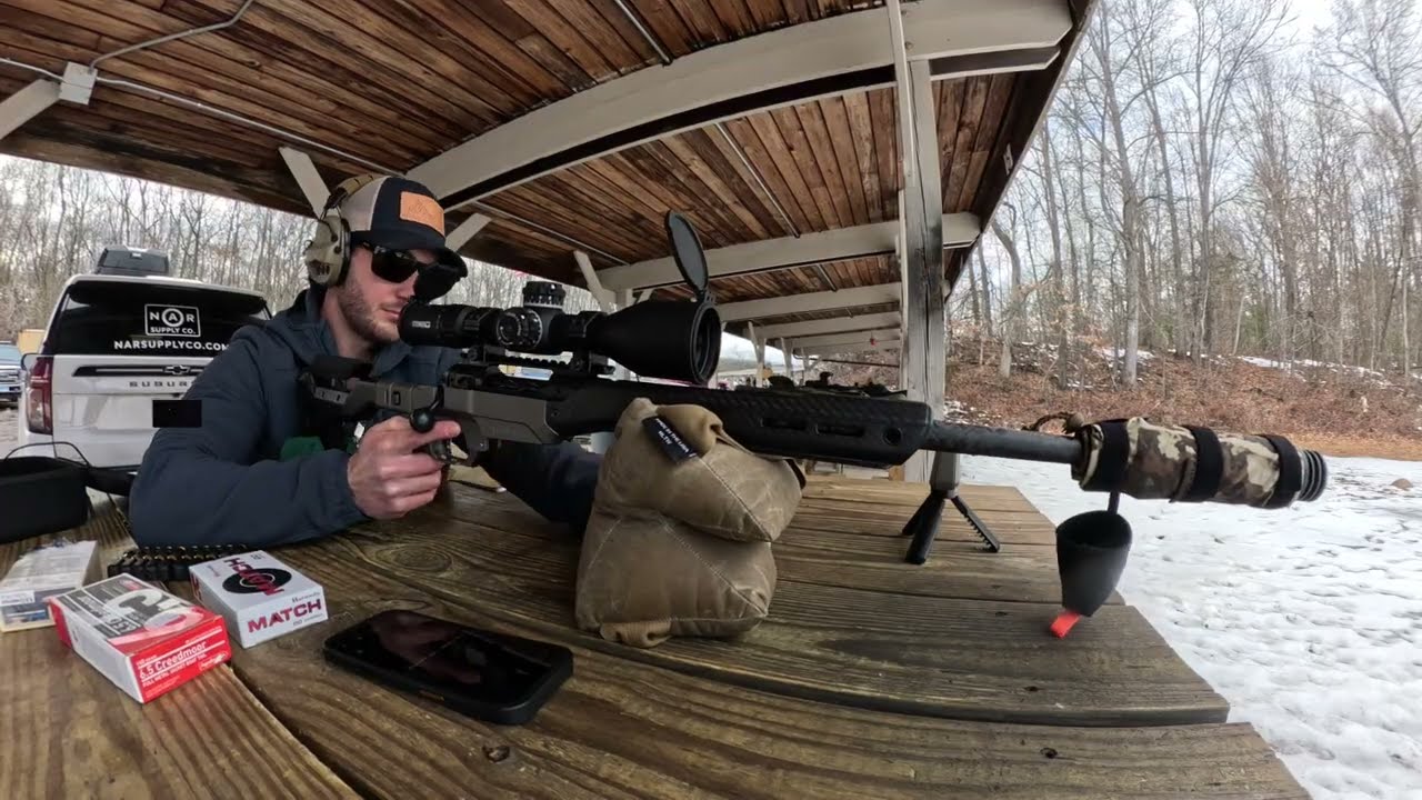 Savage 110 Ultralight MDT HNT26 6.5 Creedmoor — Scythe Ti Brake Test Factory vs Bravo & CGS Hyperion