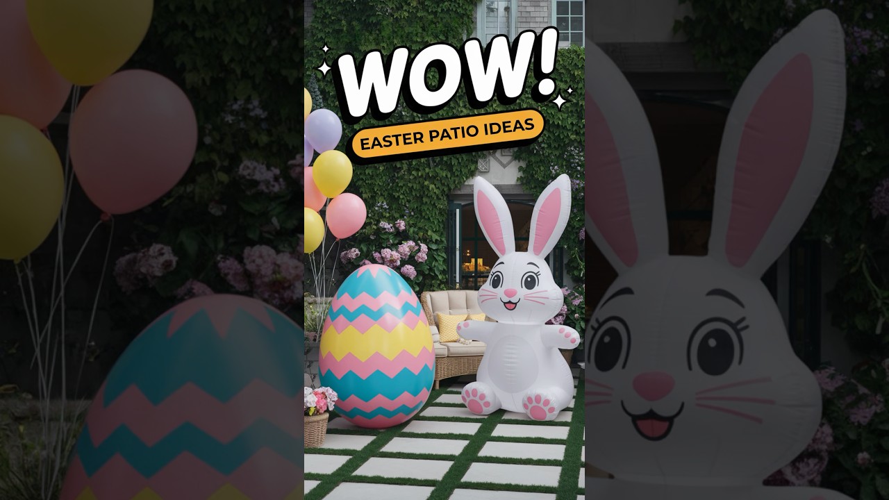 Easter Patio Decor Ideas 2025 🐣 | Stunning DIY Yard Art & Outdoor Decorations