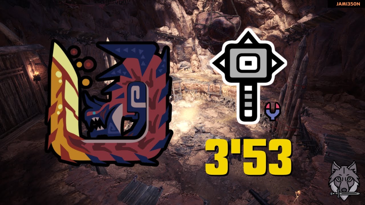 MHW.IB: GLAVENUS-SPEEDRUN: HAMMER (3'53)