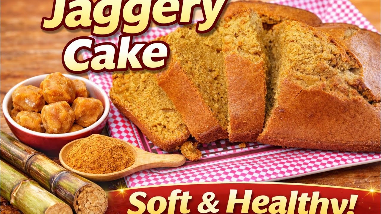 Homemade Jaggery Cake | Tea Time Special