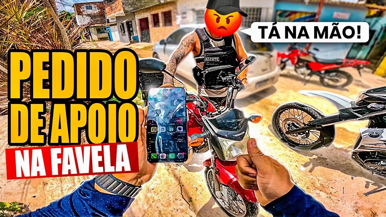 MOTO R0UBADA RESGATADA DENTRO DA F4VEL4