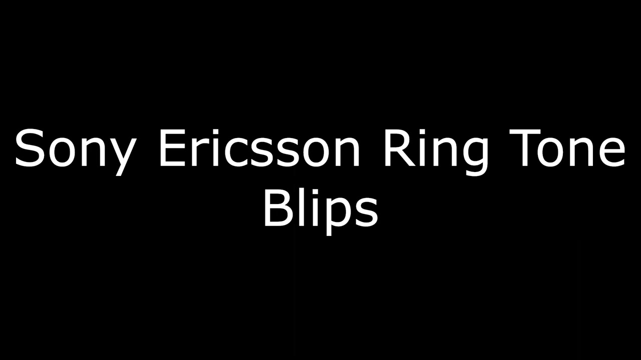 Sony Ericsson ringtone - Blips