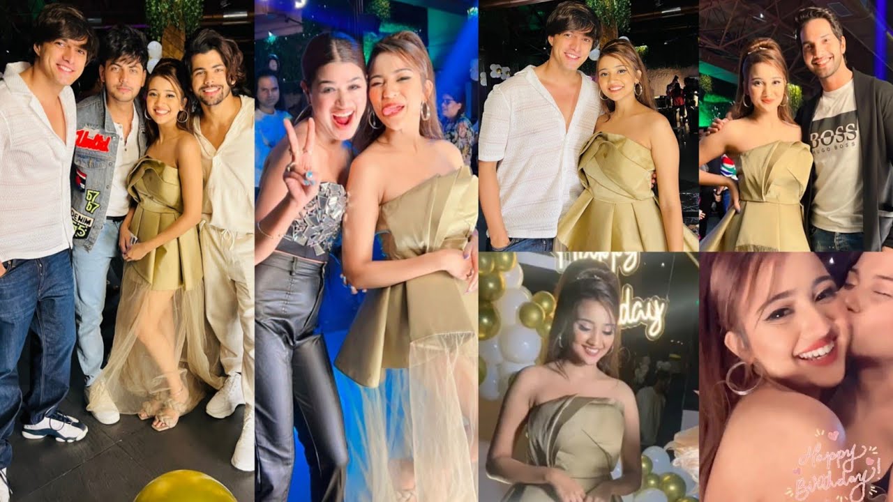Ashi Singh Birthday Party Vlog - Siddharth Nigam Mohsin Khan Meet Team and Family