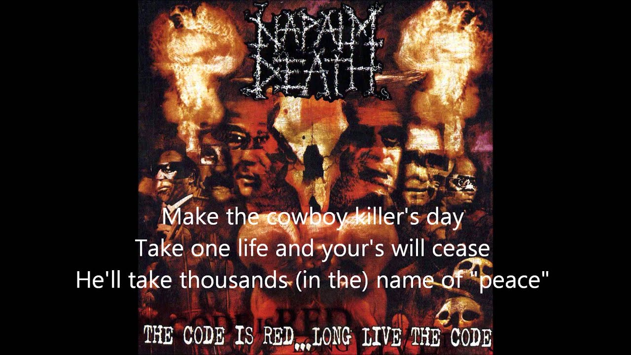 Diplomatic Immunity Napalm Death With Lyrics HD