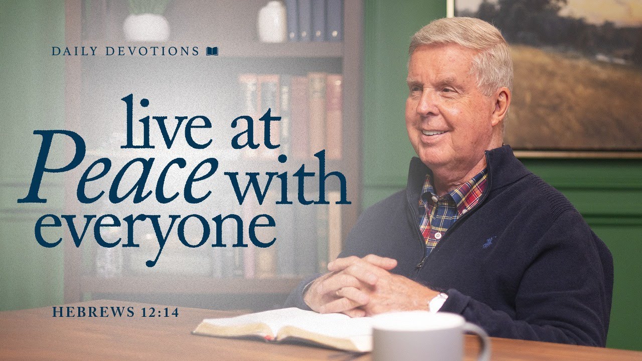 Live at Peace with Everyone │ Hebrews 12:14 | Pastor Jim Cymbala | The Brooklyn Tabernacle