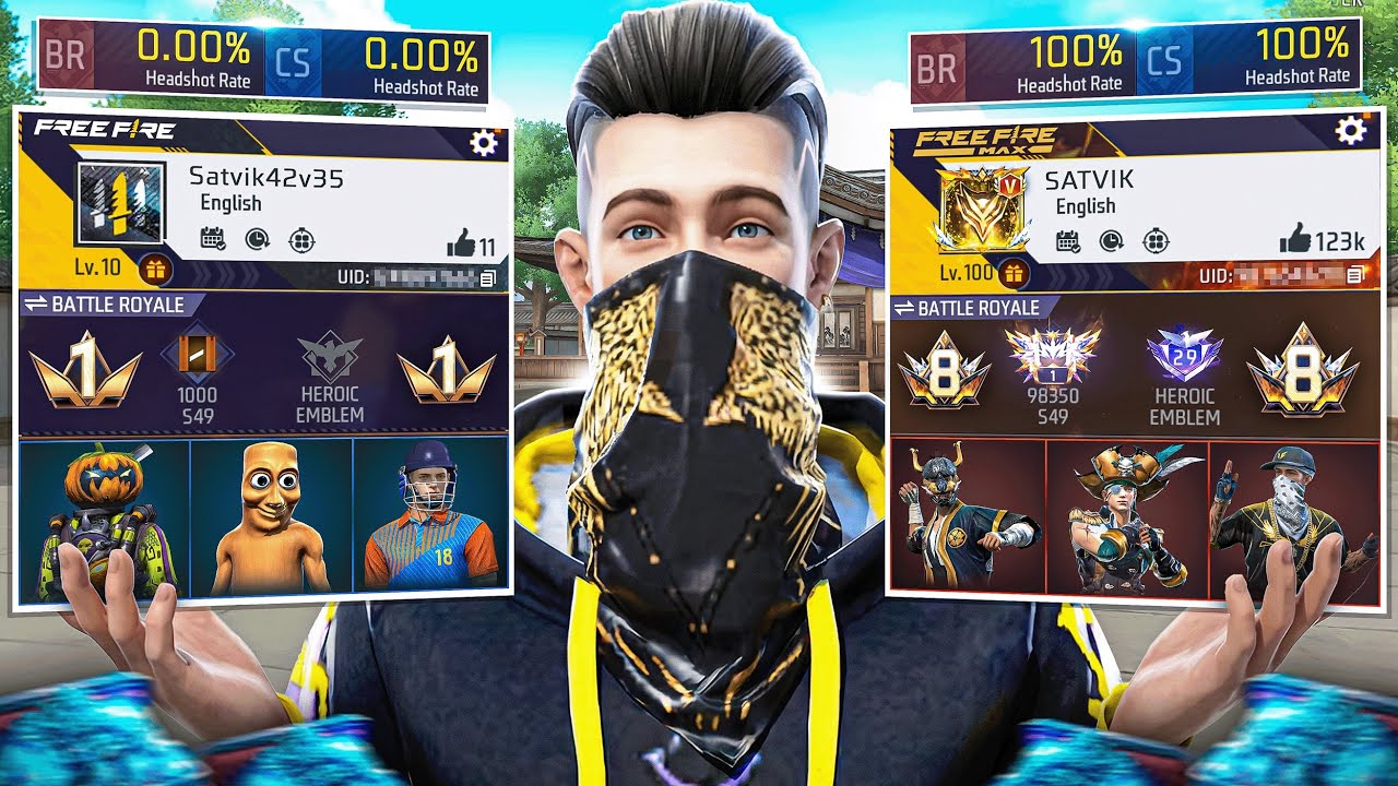 Can I turn a Noob ID into a PRO Free Fire Account?