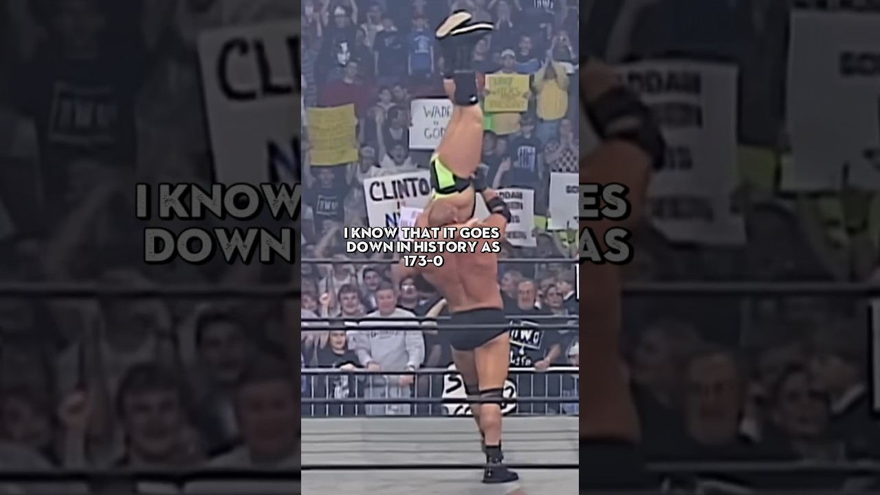 Goldberg Doesn&rsquo;t Know How Long His Undefeated Streak Was