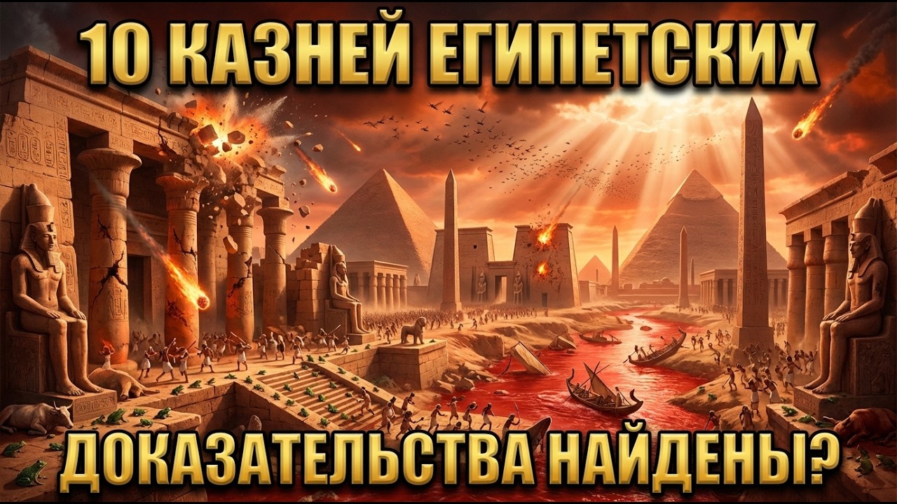 10 библейских казней и катастроф - и научные доказательства того что они произошлибиблейский докуме