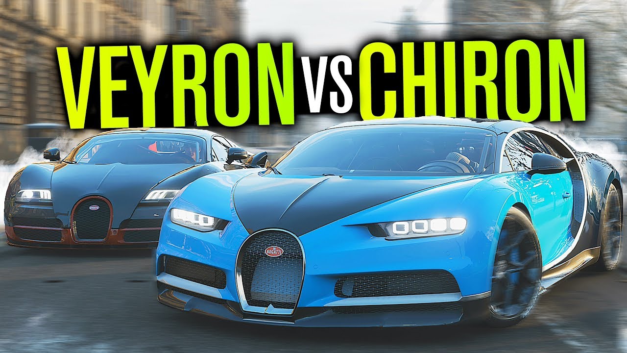 Bugatti VEYRON vs CHIRON!! | Forza Horizon 4 Co-op