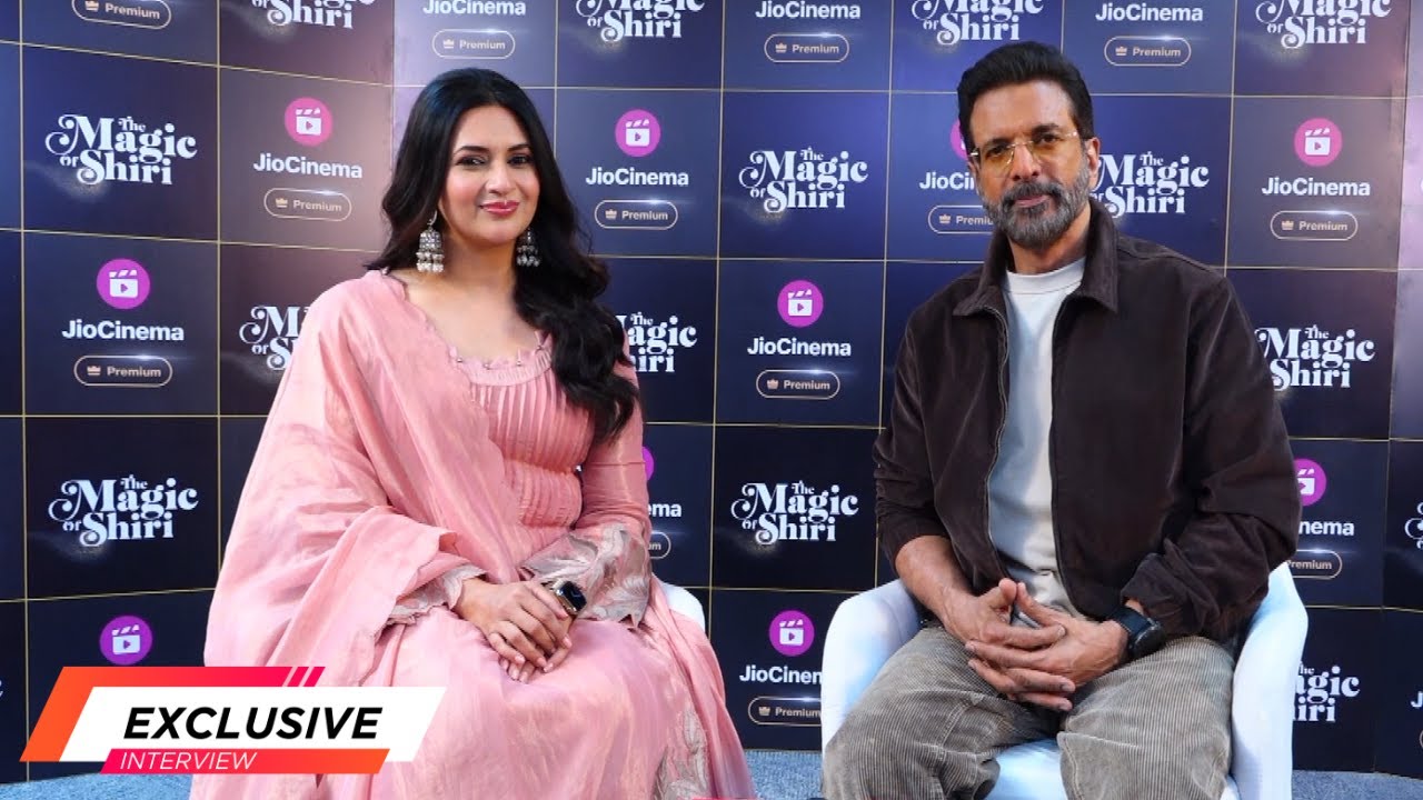 Divyanka Tripathi and Javed Jaffrey promoting their upcoming web show The Magic of Shiri 📸