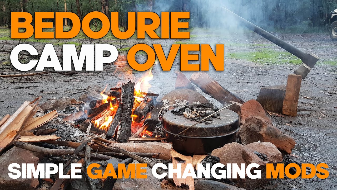 Bedourie camp oven, game changing mods that should be included in the box