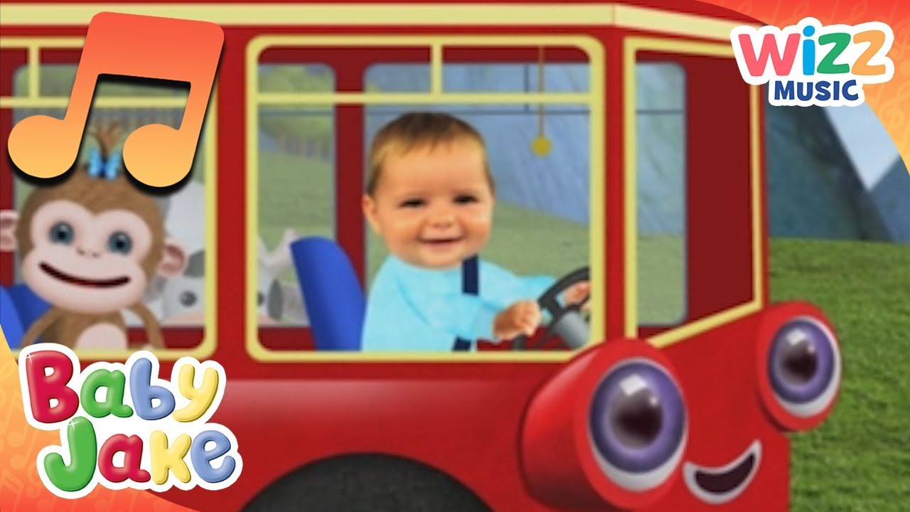 Bus Songs For Kids | Songs for Kids | Baby Jake | Wizz Music