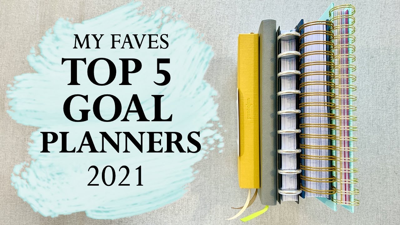 TOP 5 GOAL PLANNERS for 2021