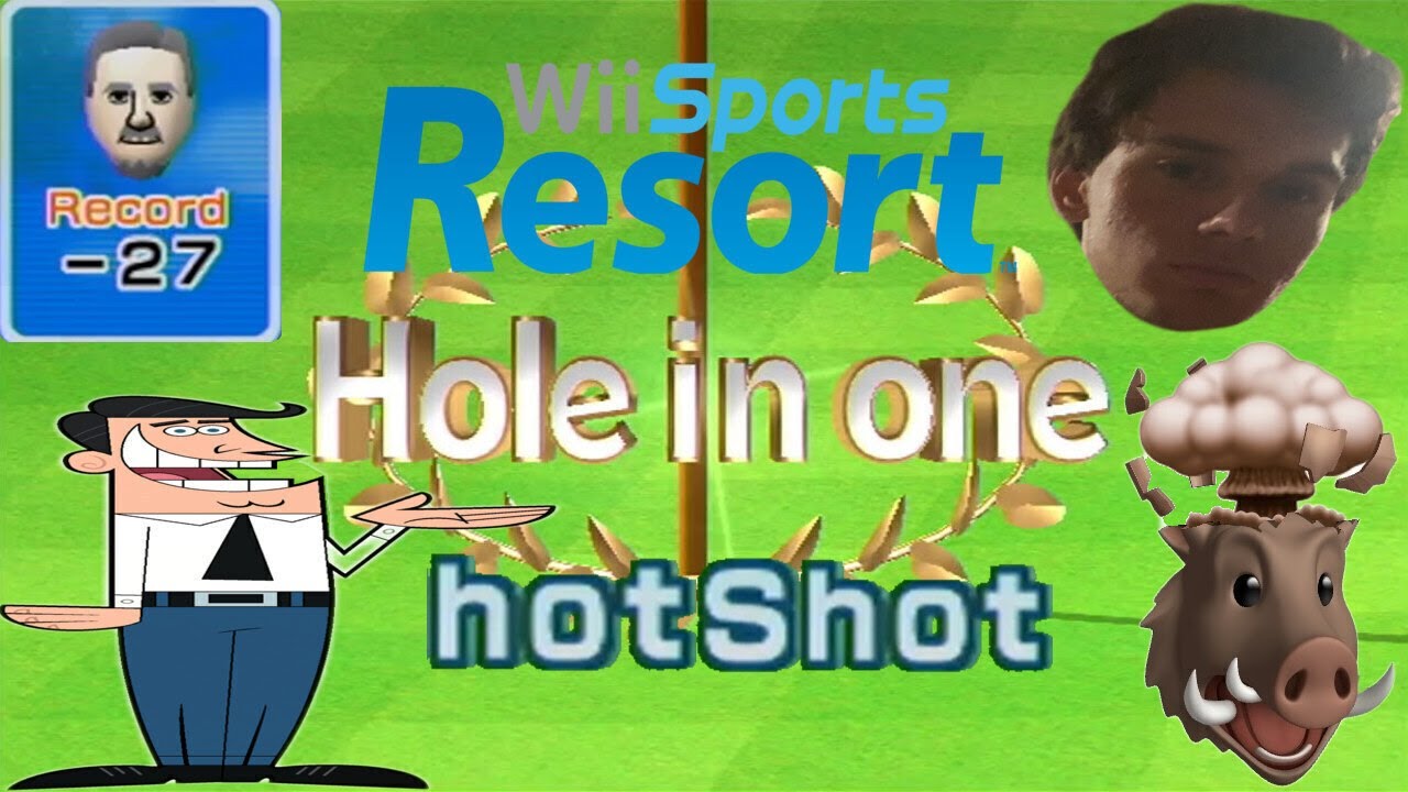 A -27 in Wii Sports Resort 18 Hole Golf (2nd place)