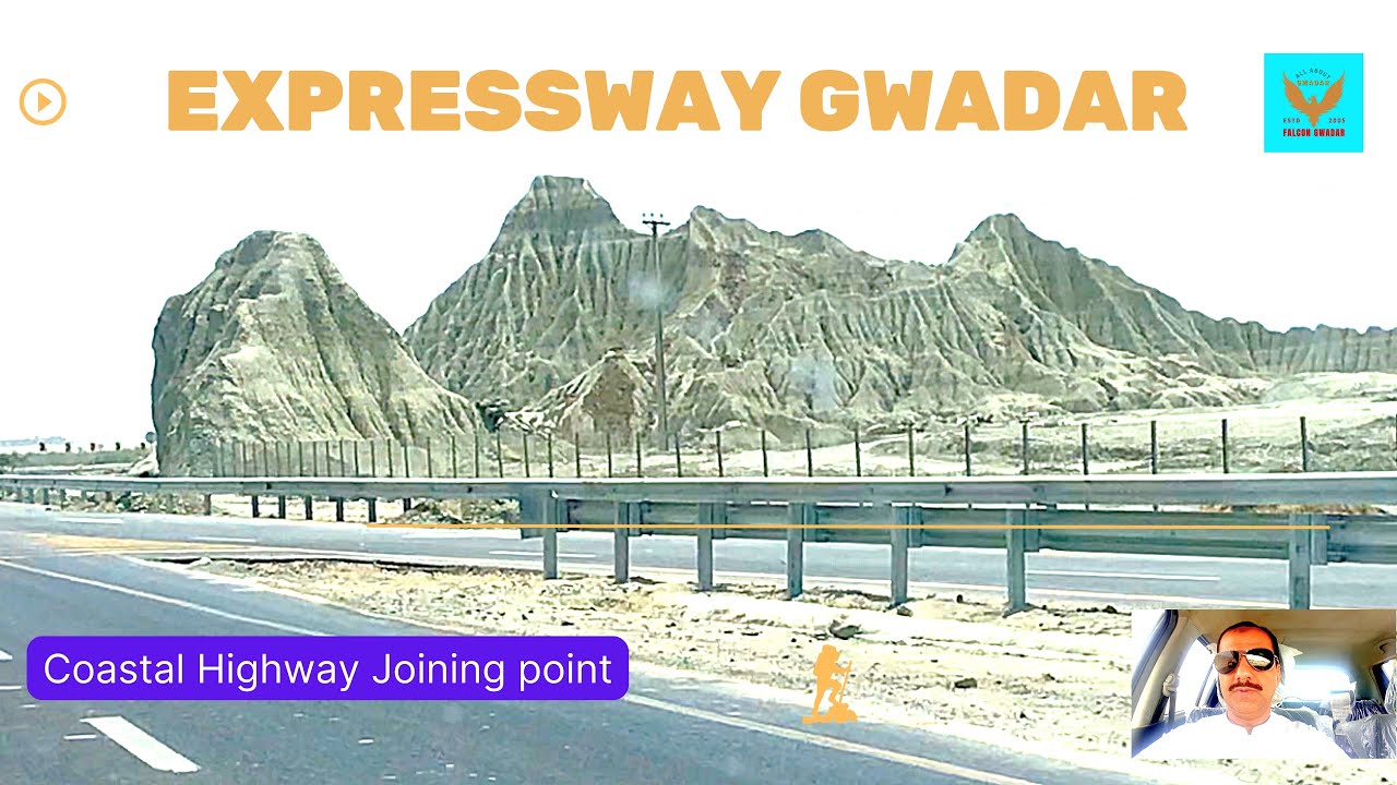 Expressway Gwadar and Coastal Highway joining point #expressway #gwadar @falcongwadar