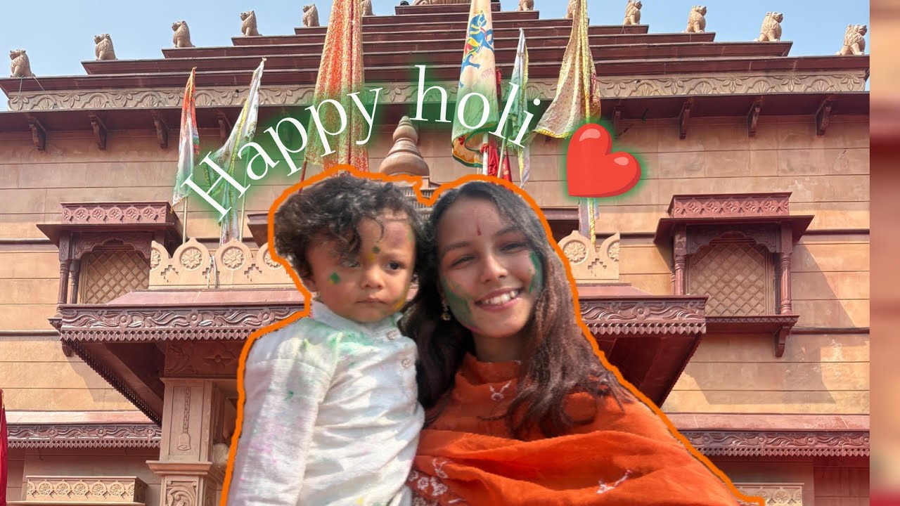 Vlog 154 | Happy holi ❤️ | Oodlbre khatu shyam Mandir 🙏 
