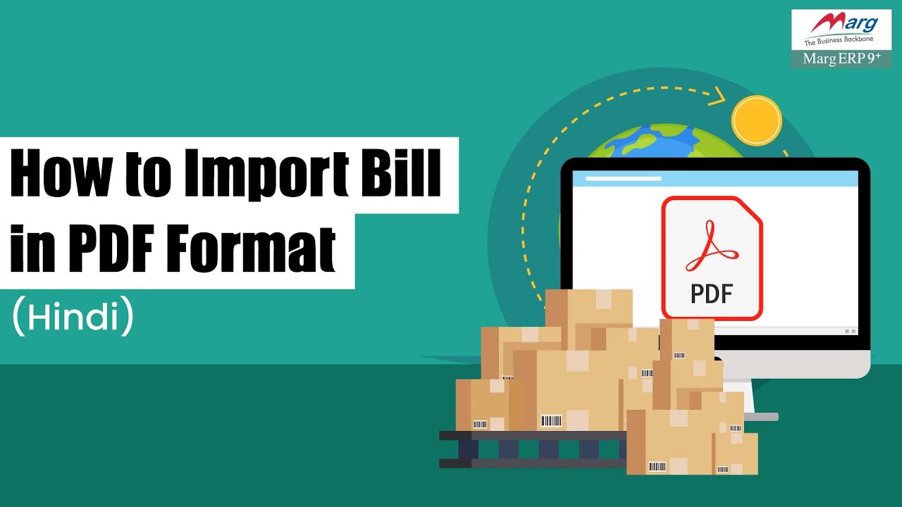 How to Import Purchase Bill in PDF File (Hindi)