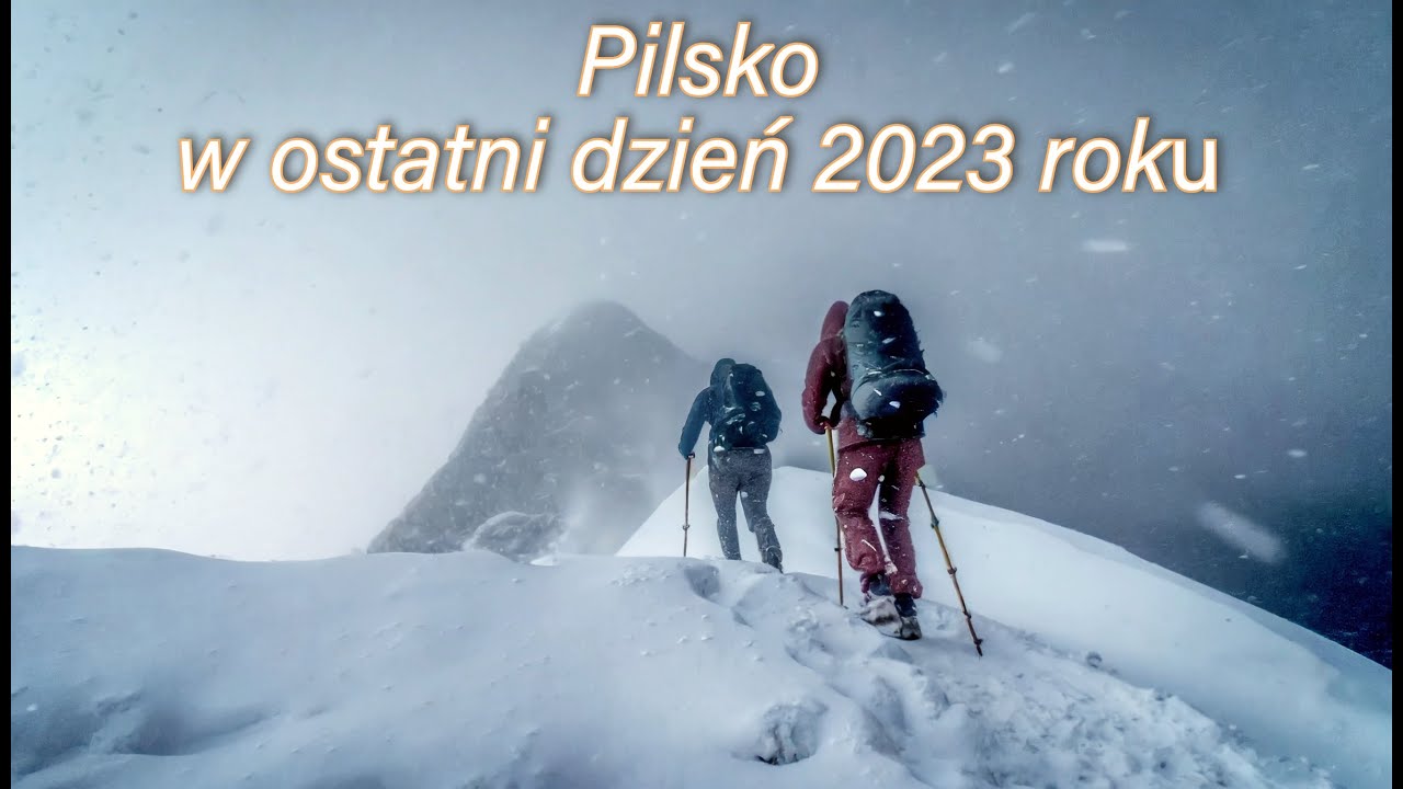 Pilsko Zimą -  Hala Miziowa z Korbielowa żółtym szlakmiem