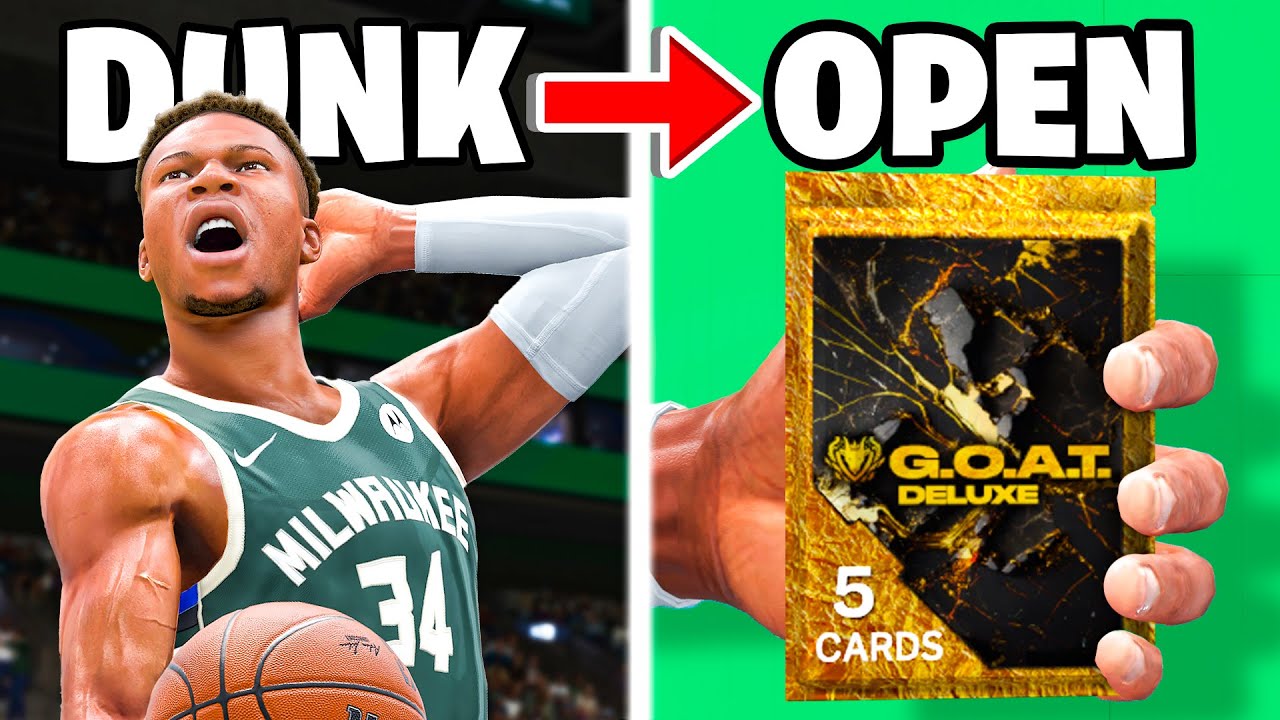 1 Dunk = 1 GOAT Pack