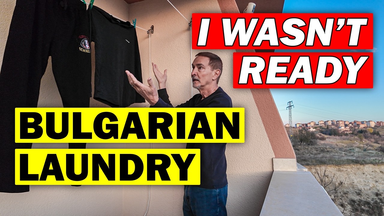 I Moved to Bulgaria… Then Built THIS Laundry Hack