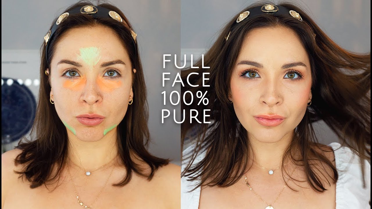 MOST REQUESTED: FULL FACE OF 100% PURE MAKEUP TUTORIAL | CLEAN, CRUELTY-FREE VEGAN MAKEUP
