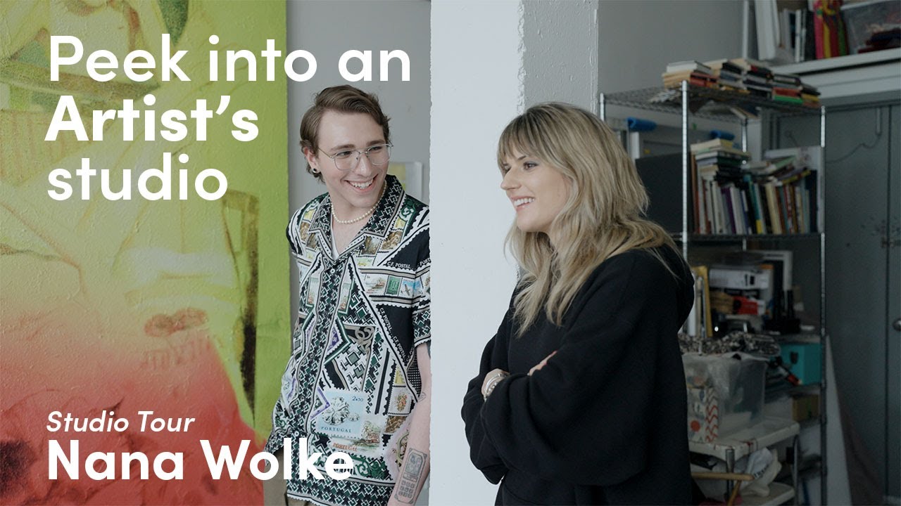Inside The Eclectic Studio Of Nana Wolke | Artist Studio Tour | Filling The Blank