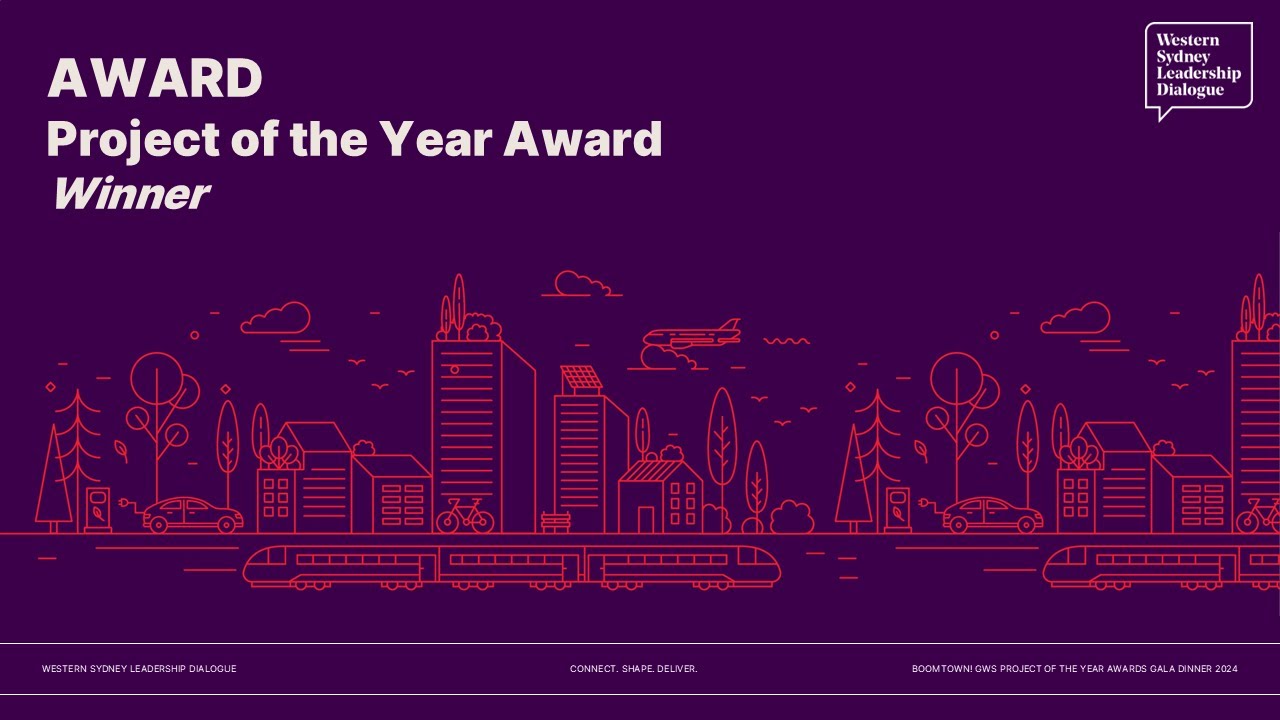 Boomtown! GWS Project of the Year Awards Gala Dinner 2024: WINNER: Project of the Year