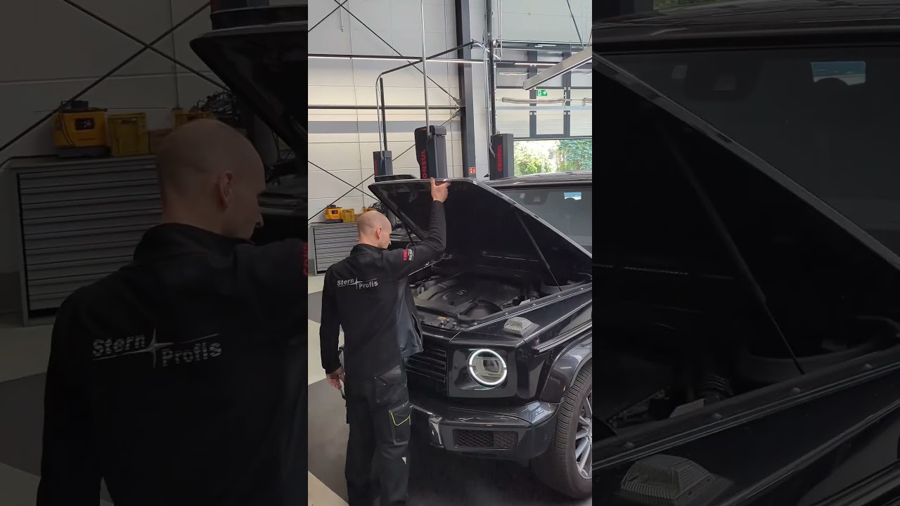 Maintenance on a new G wagon #mechanic #repair #mercedes #gwagon #suv #oilchange #diesel #maintain