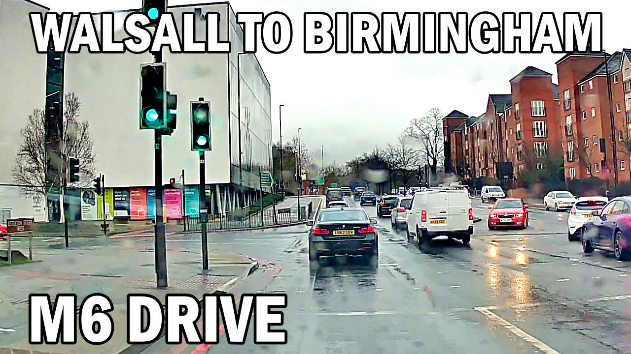 🇬🇧 Motorway Drive Into The City Via M6 | Real POV In 4K