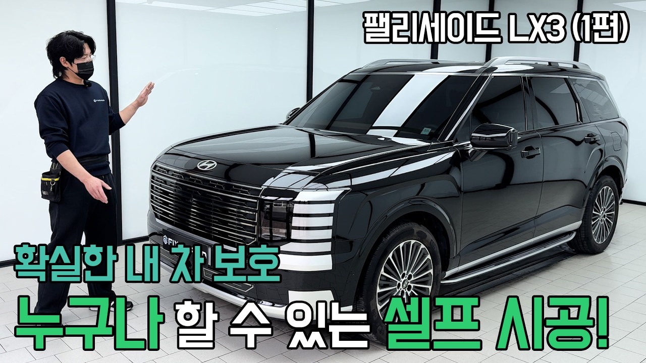펠리세이드 LX3 PPF 자동차 외부 아무나 할수 있다?