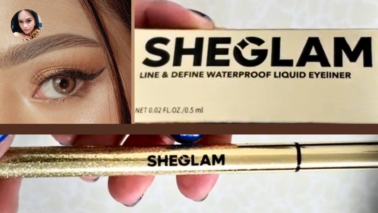SHEGLAM Liquid Eyeliner (Waterproof) || SHEGLAM Product (Review) || Nilofar Beautician 2365