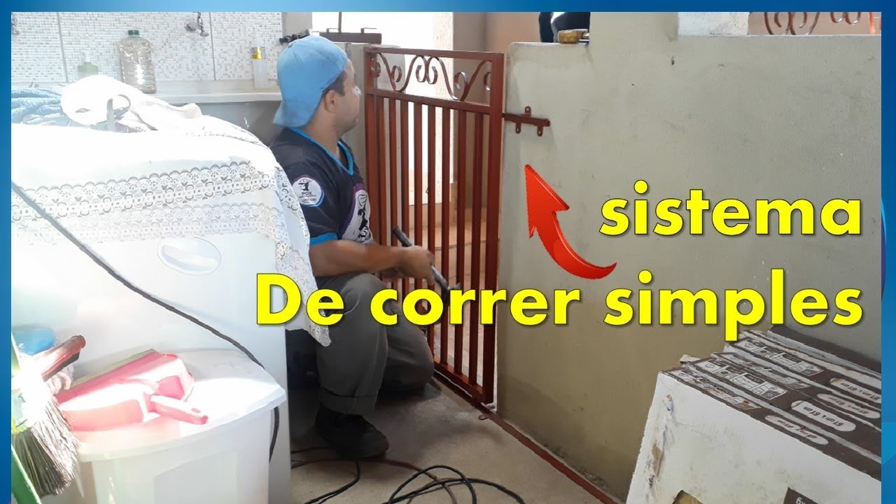 PORTÃO DE CORRER SISTEMA FÁCIL E FUNCIONAL