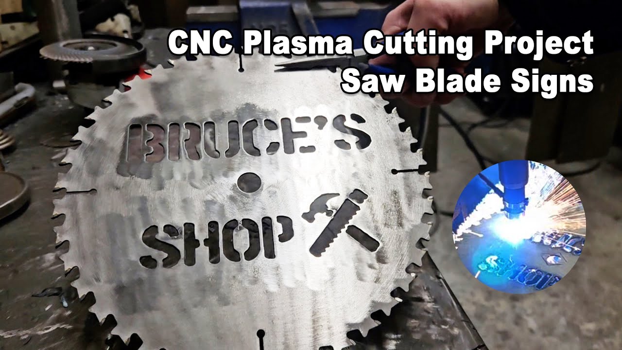 SAW BLADE SIGNS  - Plasma Cutter Metal Projects